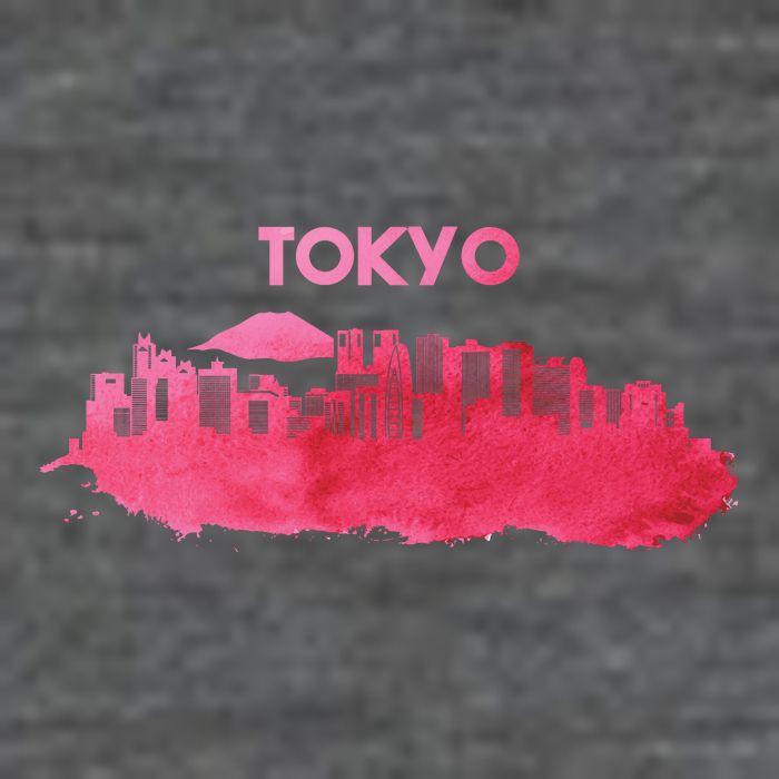 Tokyo City Skyline Tall T-Shirt