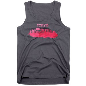 Tokyo City Skyline Tank Top