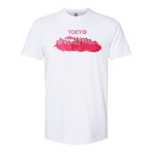 Tokyo City Skyline Softstyle CVC T-Shirt