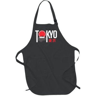 Tokyo Japan Full-Length Apron With Pockets