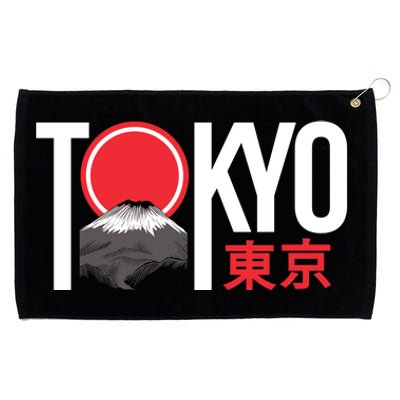 Tokyo Japan Grommeted Golf Towel