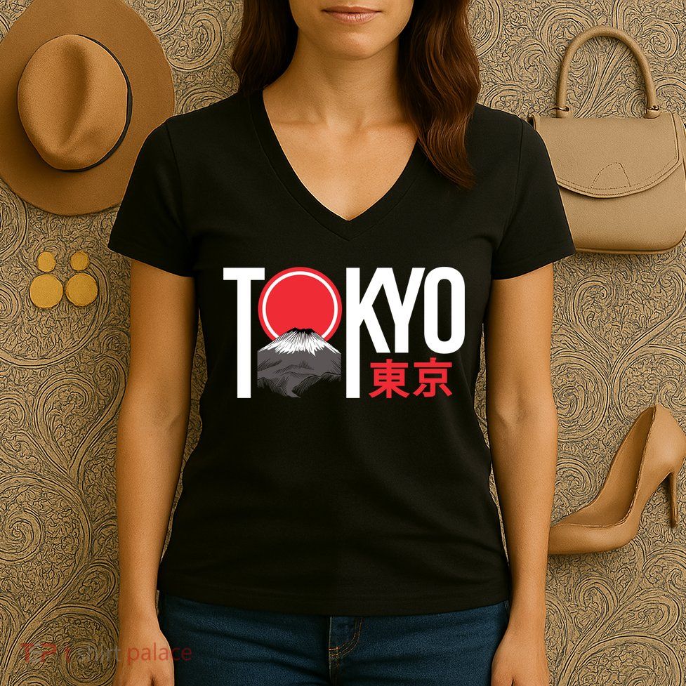 Tokyo Japan Women's V-Neck T-Shirt