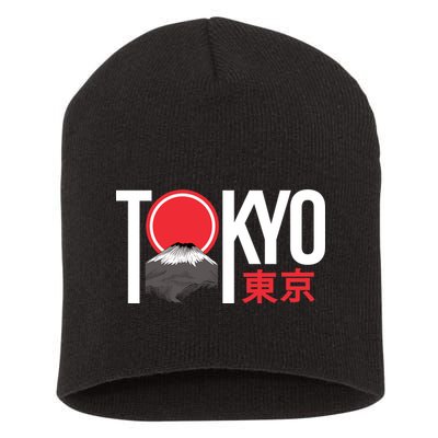 Tokyo Japan Short Acrylic Beanie