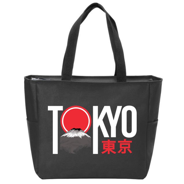 Tokyo Japan Zip Tote Bag