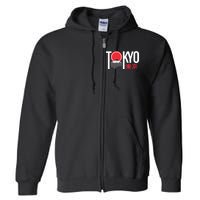 Tokyo Japan Full Zip Hoodie