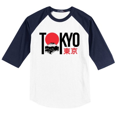 Tokyo Japan Baseball Sleeve Shirt