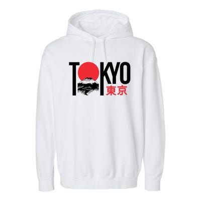 Tokyo Japan Garment-Dyed Fleece Hoodie