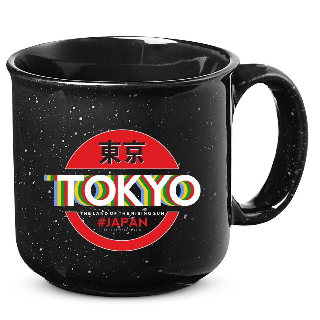 Tokyo Japan Land of the Rising Sun 15oz Campfire Ceramic Mug