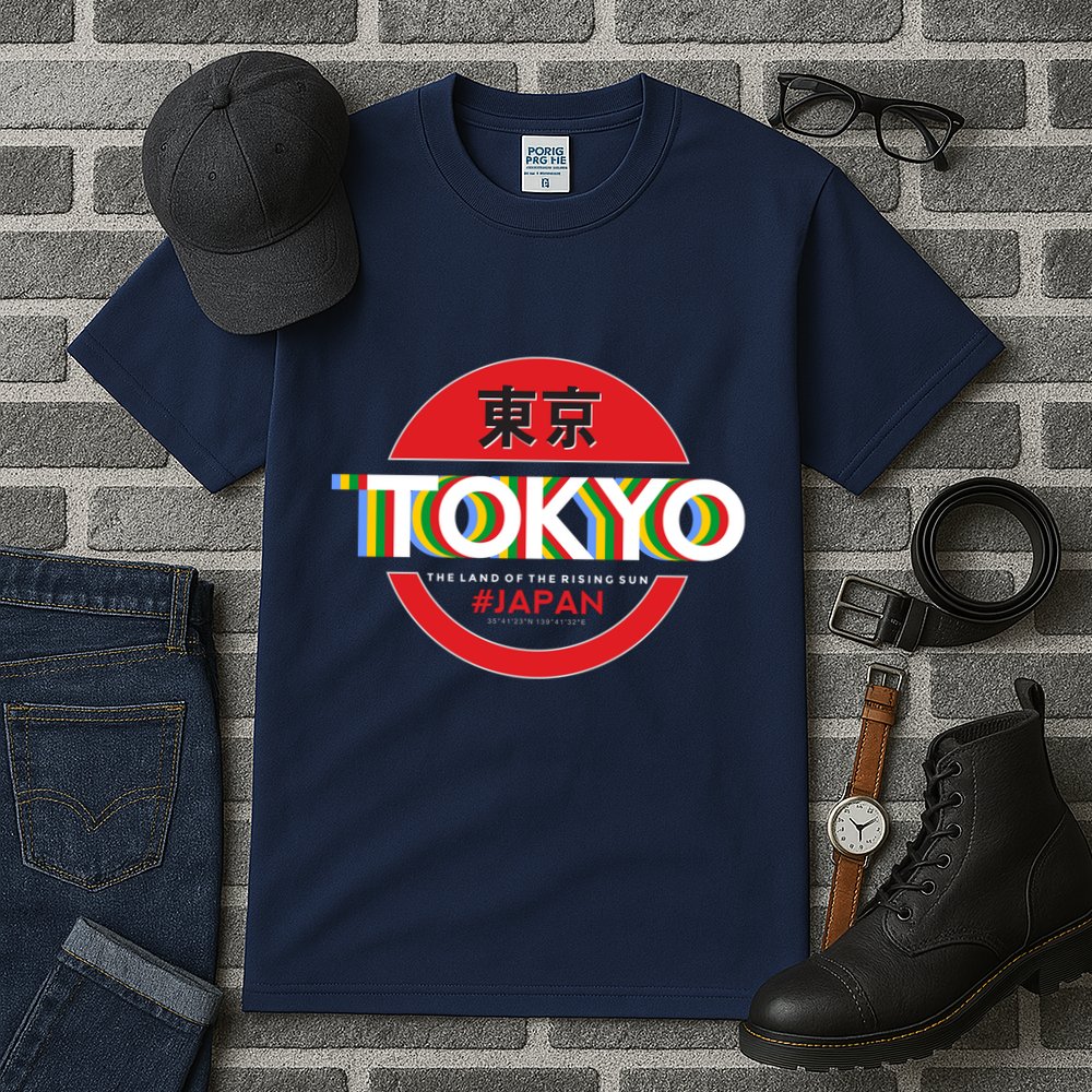 Tokyo Japan Land of the Rising Sun Tall T-Shirt
