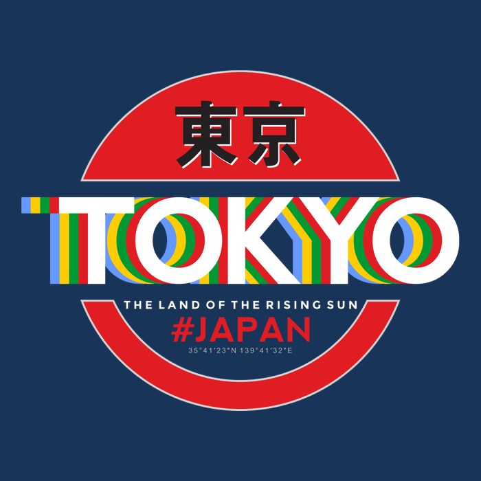 Tokyo Japan Land of the Rising Sun Tall T-Shirt