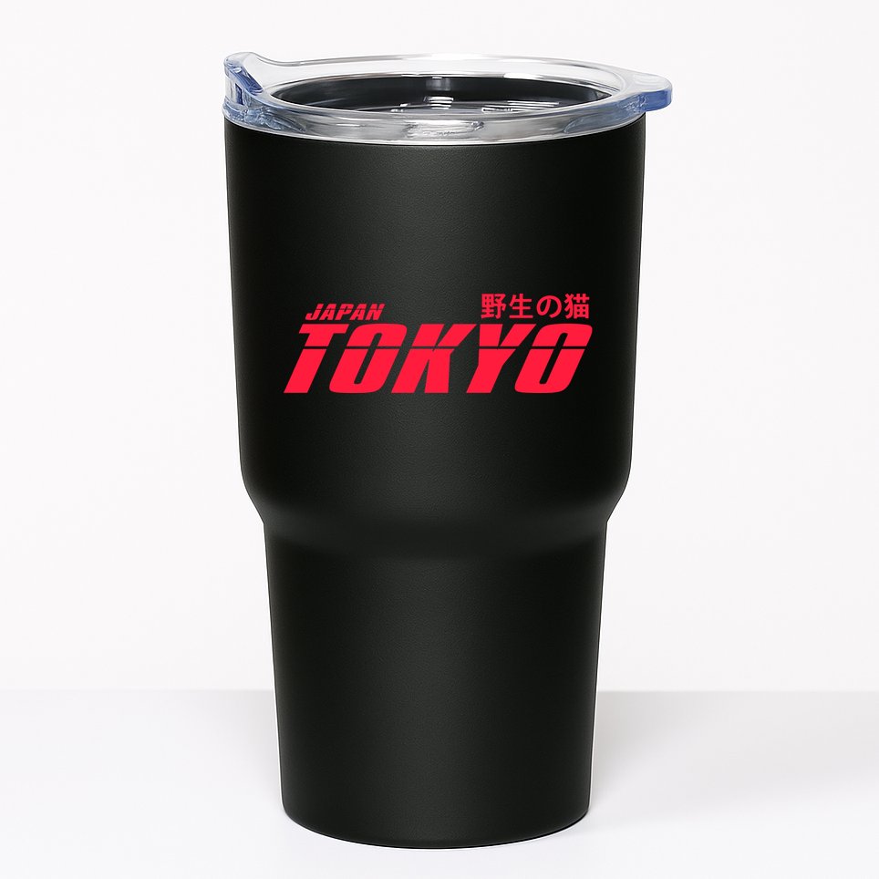 Tokyo Japan Wild Cat Tumbler