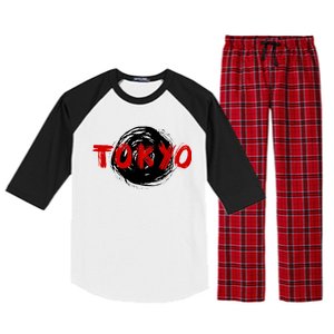 Tokyo Retro Raglan Sleeve Pajama Set