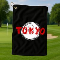 Tokyo Retro Golf Towel