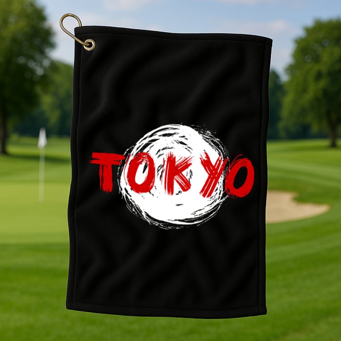 Tokyo Retro Golf Towel