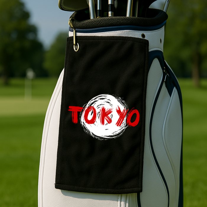 Tokyo Retro Golf Towel