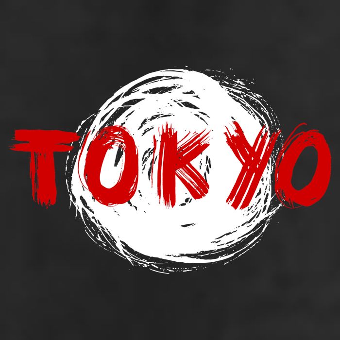 Tokyo Retro Golf Towel