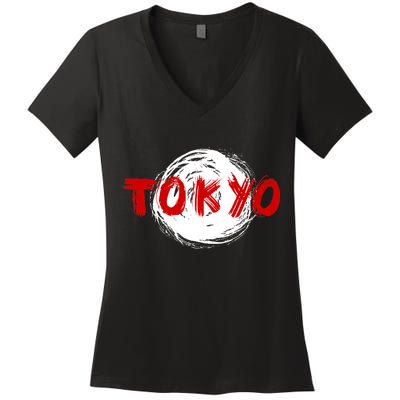 Tokyo Retro Women's V-Neck T-Shirt