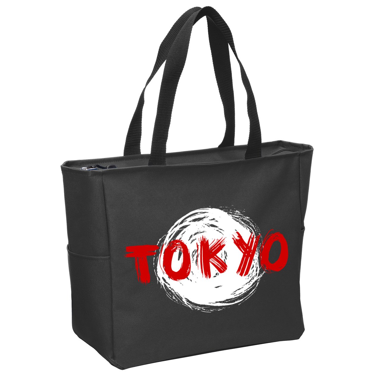 Tokyo Retro Zip Tote Bag