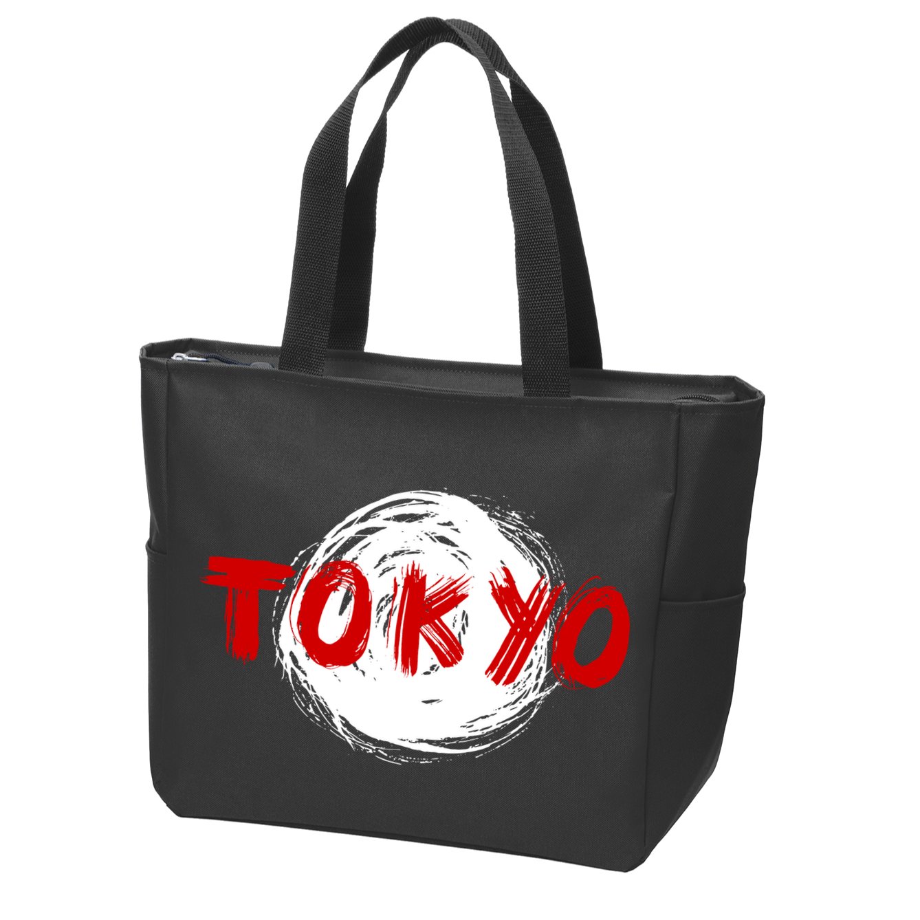 Tokyo Retro Zip Tote Bag