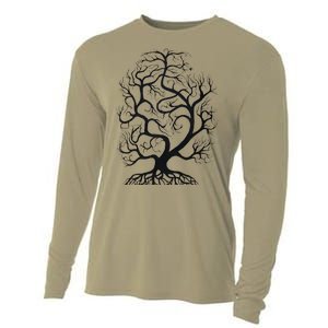 Tree Of Life Cute Casual Faith Tops Cooling Performance Long Sleeve Crew