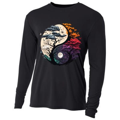 Tree of Life Yin Yang Cooling Performance Long Sleeve Crew