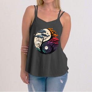 Tree of Life Yin Yang Women's Strappy Tank