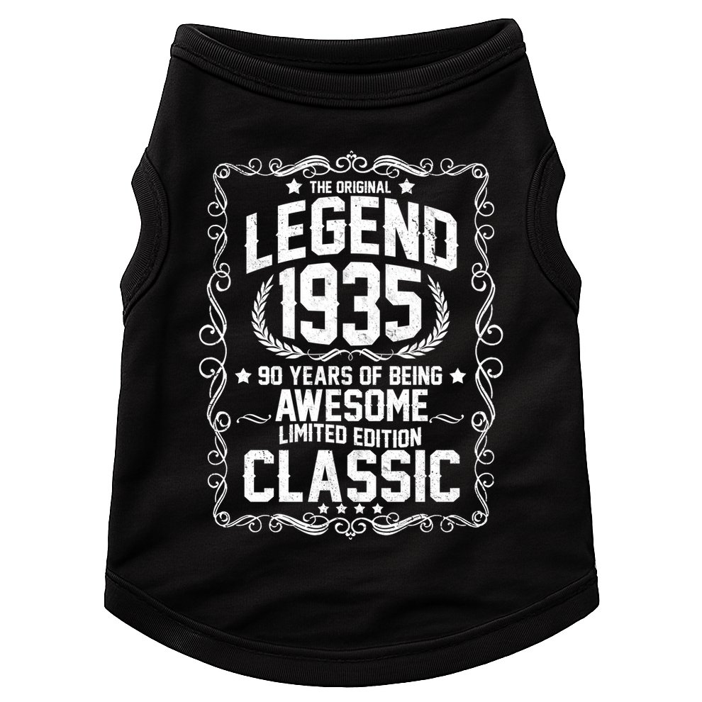 The Original Legend 1935 90th Birthday Doggie Tank