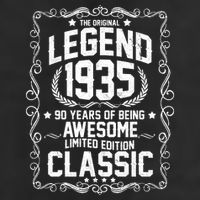The Original Legend 1935 90th Birthday Adult Drive Performance Visor