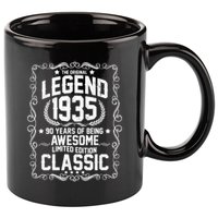 The Original Legend 1935 90th Birthday 11oz C Handle Ceramic Mug
