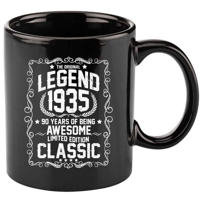 The Original Legend 1935 90th Birthday 11oz C Handle Ceramic Mug