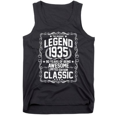 The Original Legend 1935 90th Birthday Tank Top