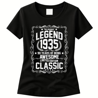 The Original Legend 1935 90th Birthday Womens T-Shirt