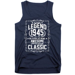 The Original Legend 1945 80th Birthday Tank Top