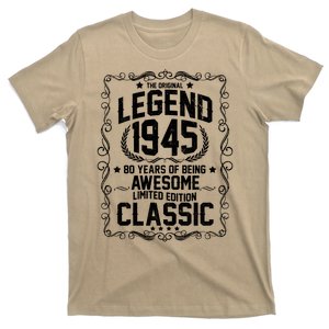 The Original Legend 1945 80th Birthday T-Shirt