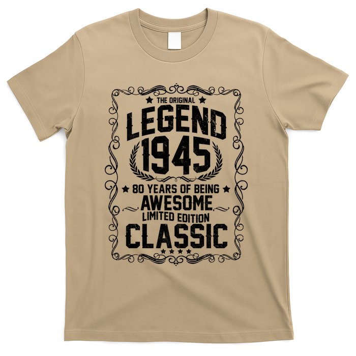 The Original Legend 1945 80th Birthday T-Shirt