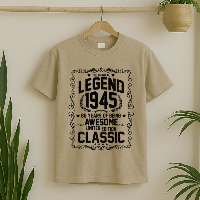 The Original Legend 1945 80th Birthday T-Shirt