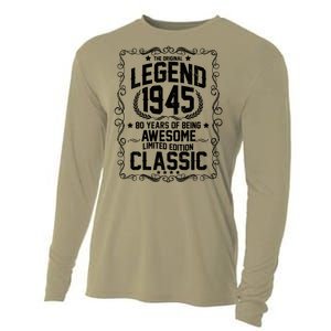 The Original Legend 1945 80th Birthday Cooling Performance Long Sleeve Crew