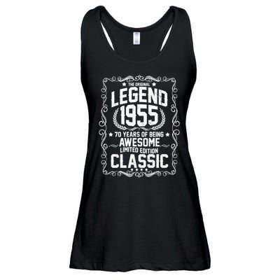 The Original Legend 1955 70th Birthday Ladies Essential Flowy Tank