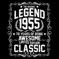 The Original Legend 1955 70th Birthday 16 in Basic Backpack