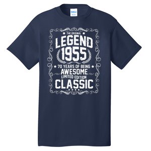 The Original Legend 1955 70th Birthday Tall T-Shirt