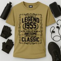 The Original Legend 1955 70th Birthday Cooling Performance Crew T-Shirt