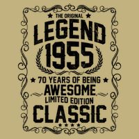 The Original Legend 1955 70th Birthday Cooling Performance Crew T-Shirt