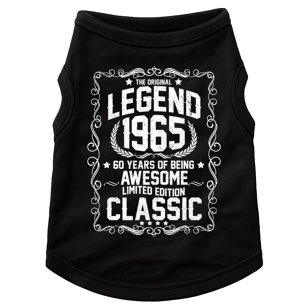 The Original Legend 1965 60th Birthday Doggie Tank
