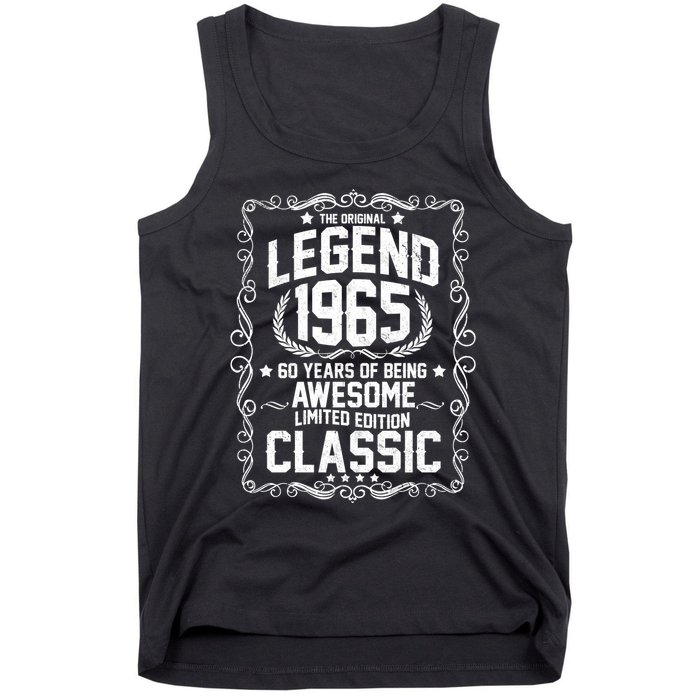 The Original Legend 1965 60th Birthday Tank Top
