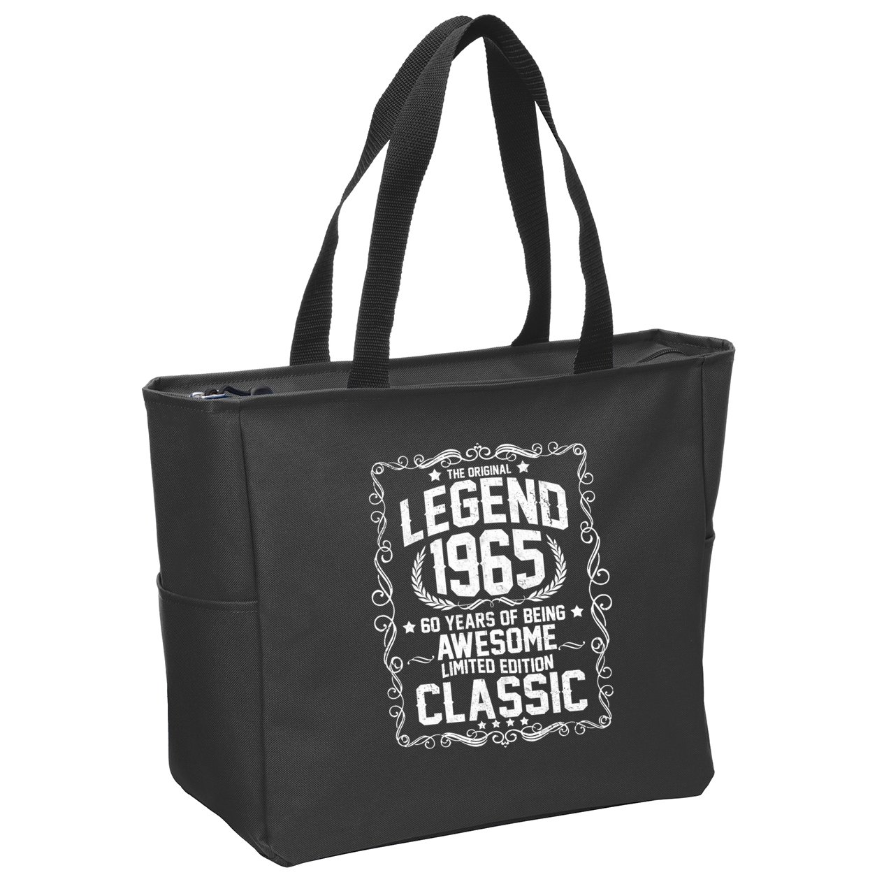 The Original Legend 1965 60th Birthday Zip Tote Bag