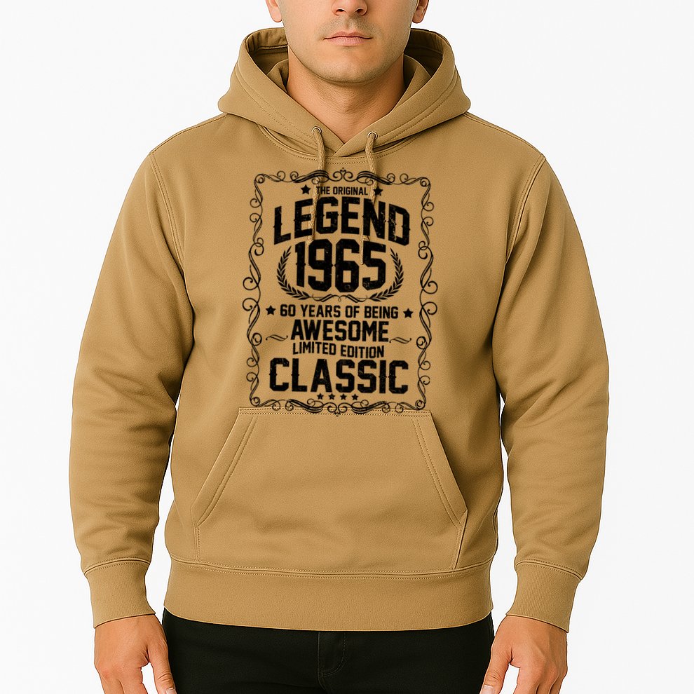 The Original Legend 1965 60th Birthday Hoodie