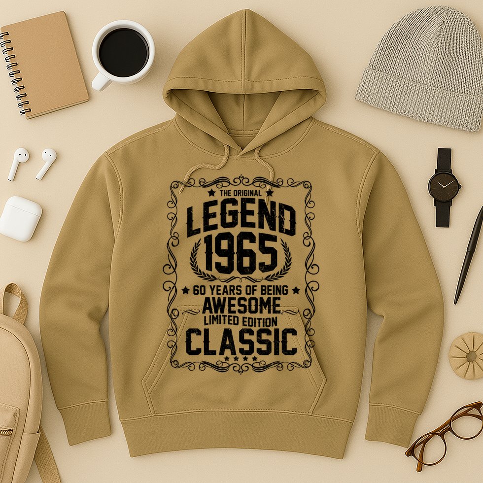 The Original Legend 1965 60th Birthday Hoodie