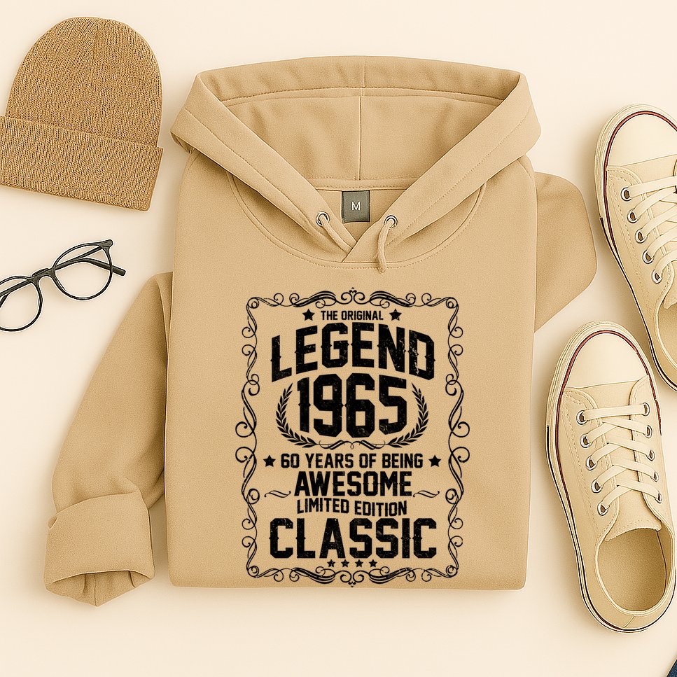 The Original Legend 1965 60th Birthday Hoodie