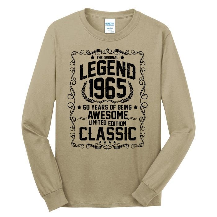 The Original Legend 1965 60th Birthday Tall Long Sleeve T-Shirt