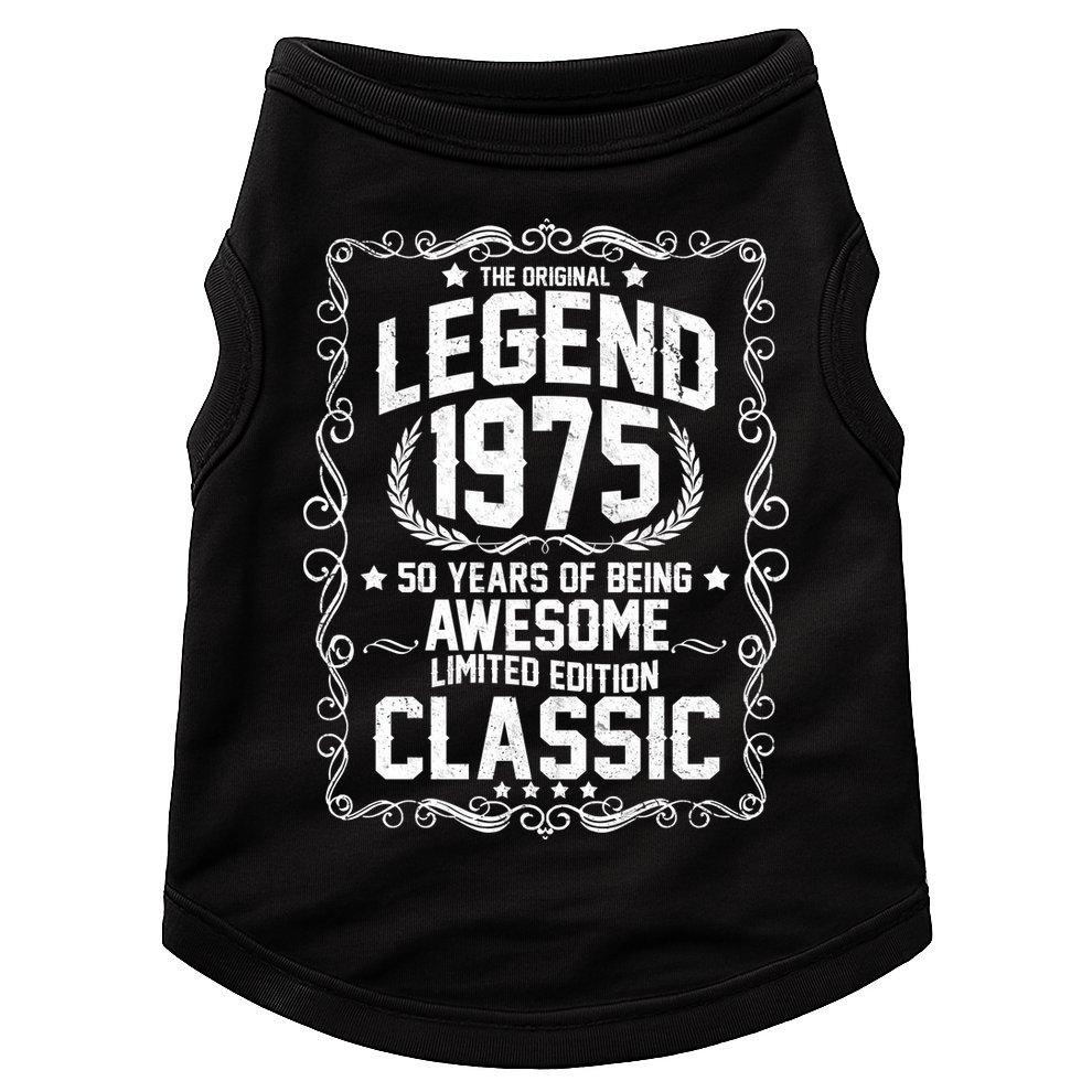 The Original Legend 1975 50th Birthday Doggie Tank